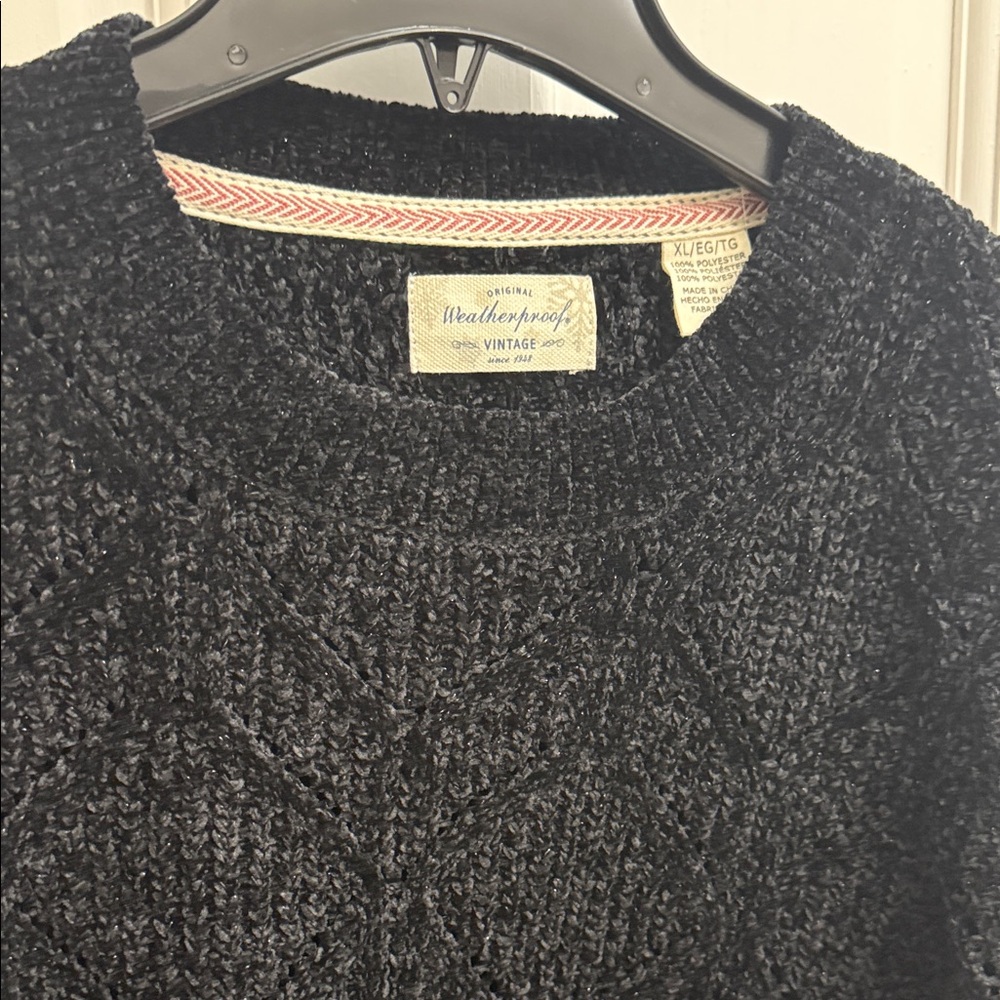 Weatherproof Black Sweater